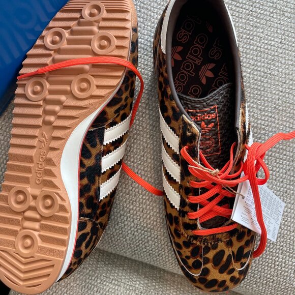 Leopard Adidas 2025 Wmns SL72 OG 'Cheetah Pack - Impact Orange' - Picture 6 of 7